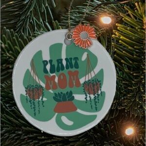 Plant Mom Holiday Ornament